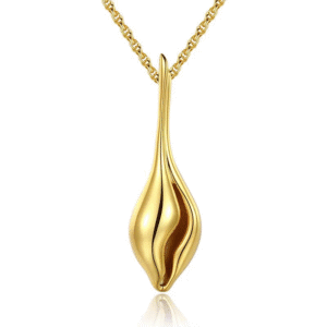 Long Conch Shell Bead Strand Necklace