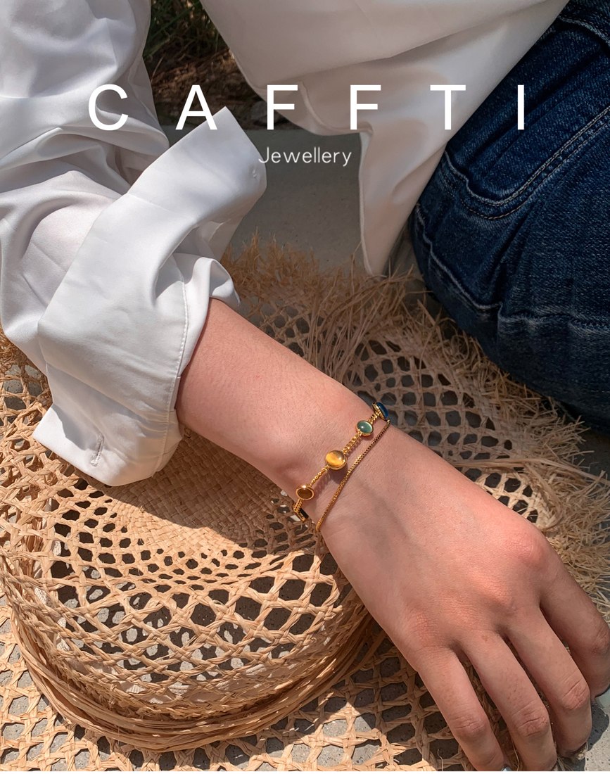Colourful Double-Layer Bracelet B001 — detail 1