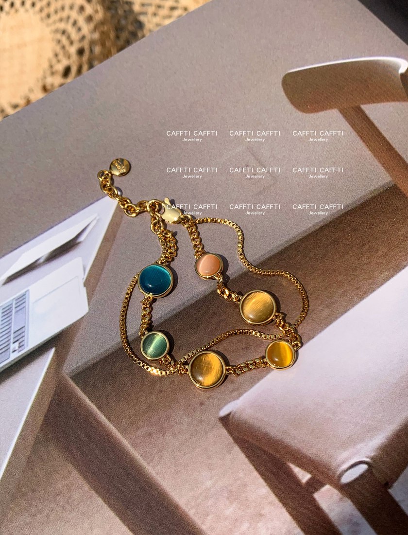 Colourful Double-Layer Bracelet B001 — detail 2