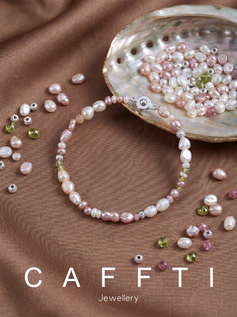 Pearl Bead Bracelet B003 — detail 2