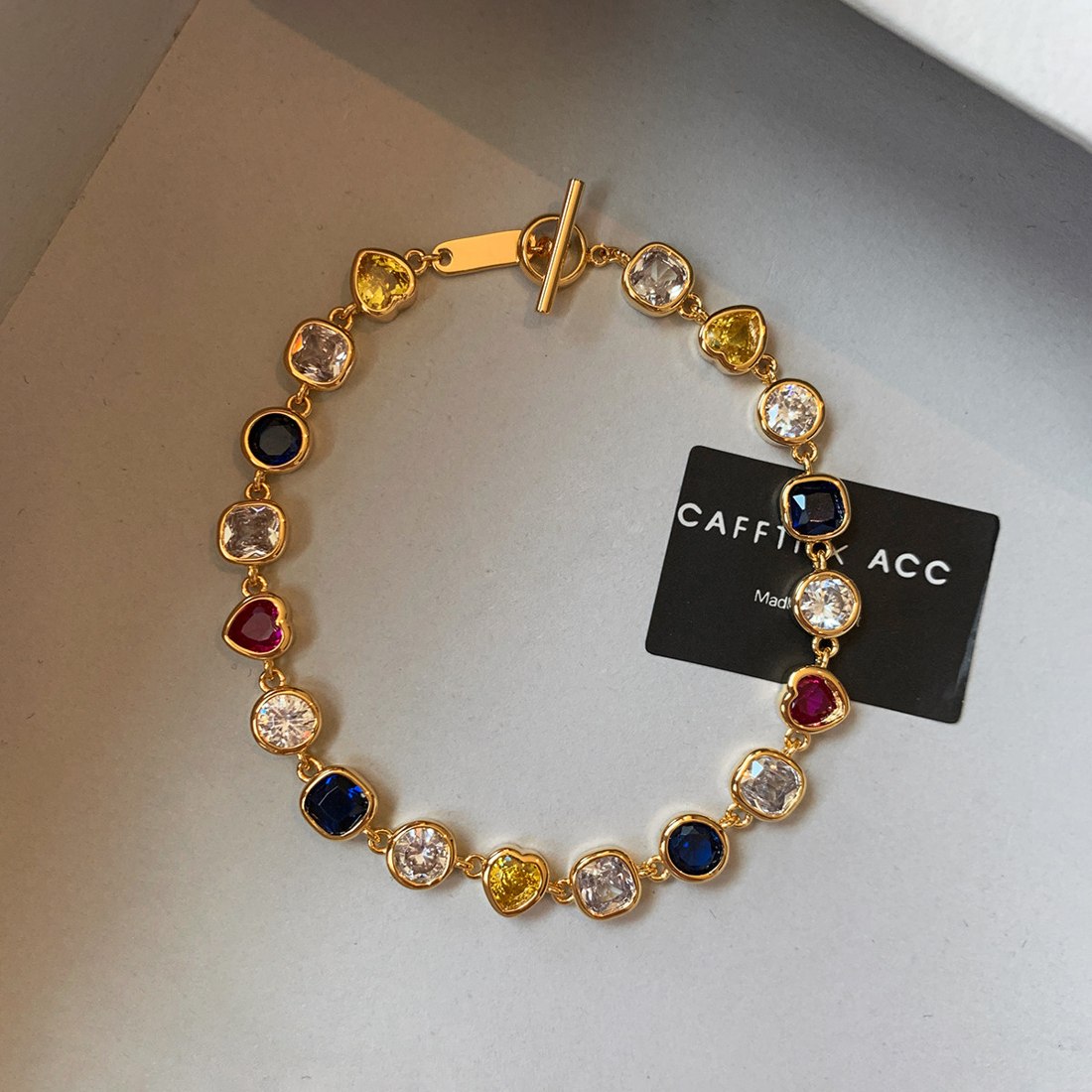 Colourful Round-Accent Bracelet B007 — main photo