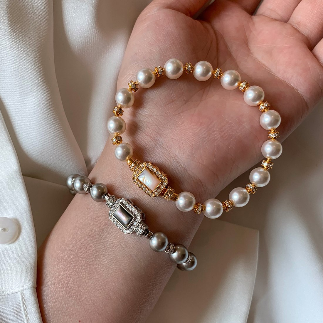 Pearl & Decorative Clasp Set S006 — detail 2