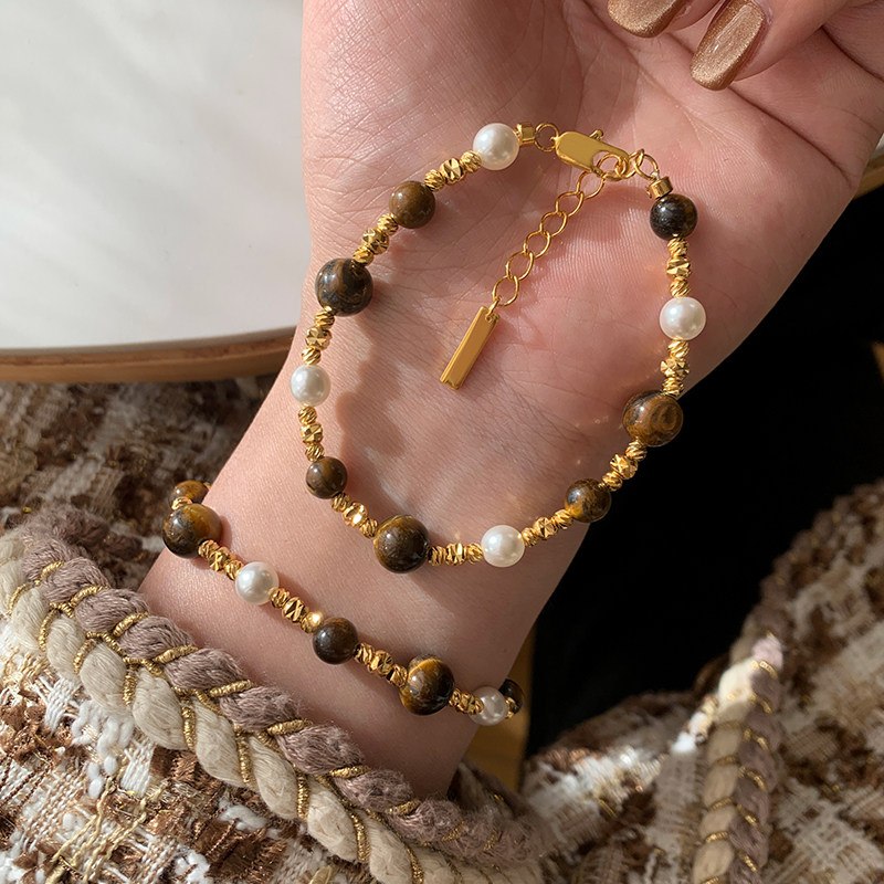 Warm-Tone Stone & Pearl Set S008 — main photo