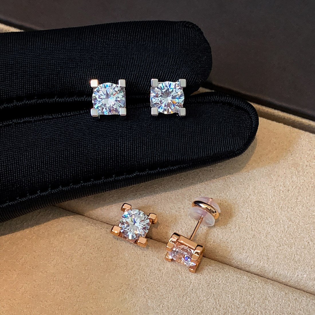 Square Sparkle Jewelry Set S011 — detail 1