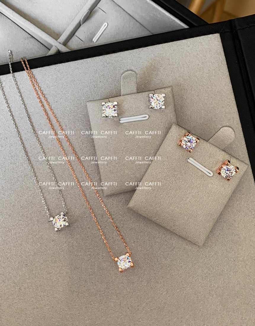 Square Sparkle Jewelry Set S011 — detail 2