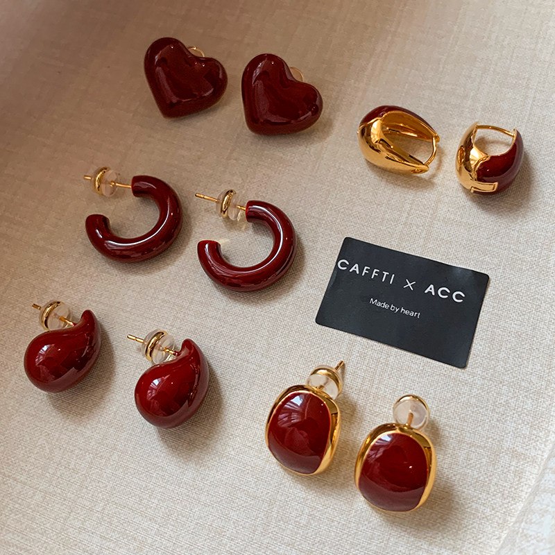 Red Heart Jewelry Set S012 — main photo