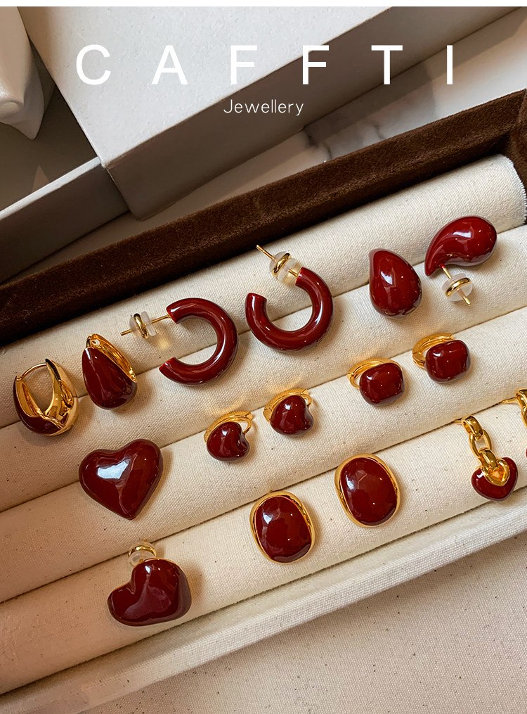 Red Heart Jewelry Set S012 — detail 1