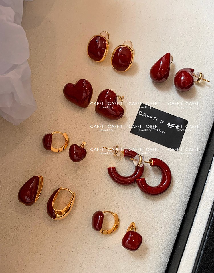 Red Heart Jewelry Set S012 — detail 2